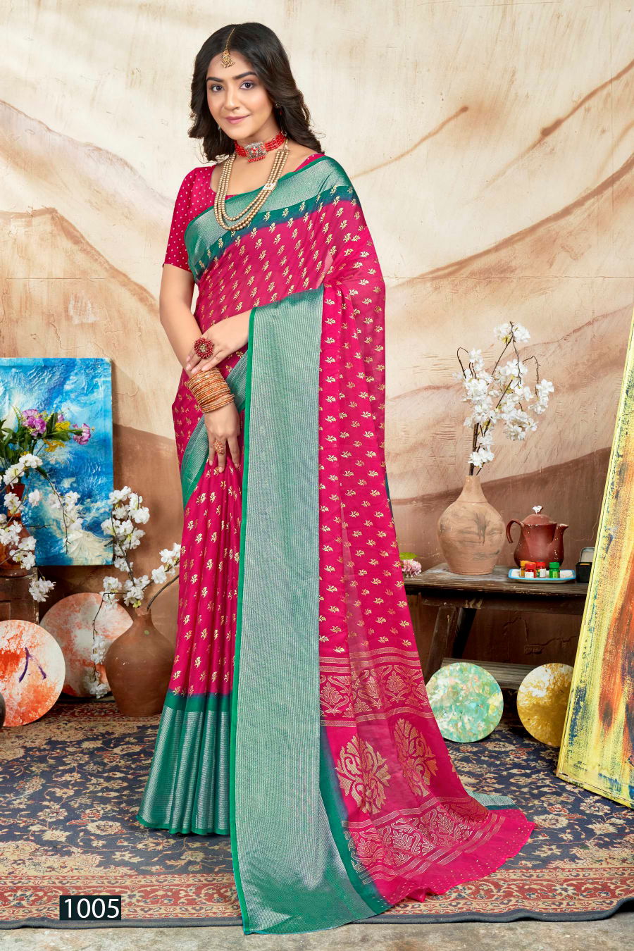 Saroj Jalpari Vol 4 Designer Chiffon Sarees Catalog